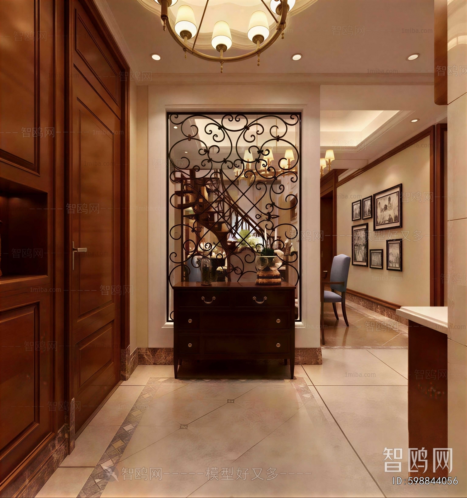 American Style Hallway