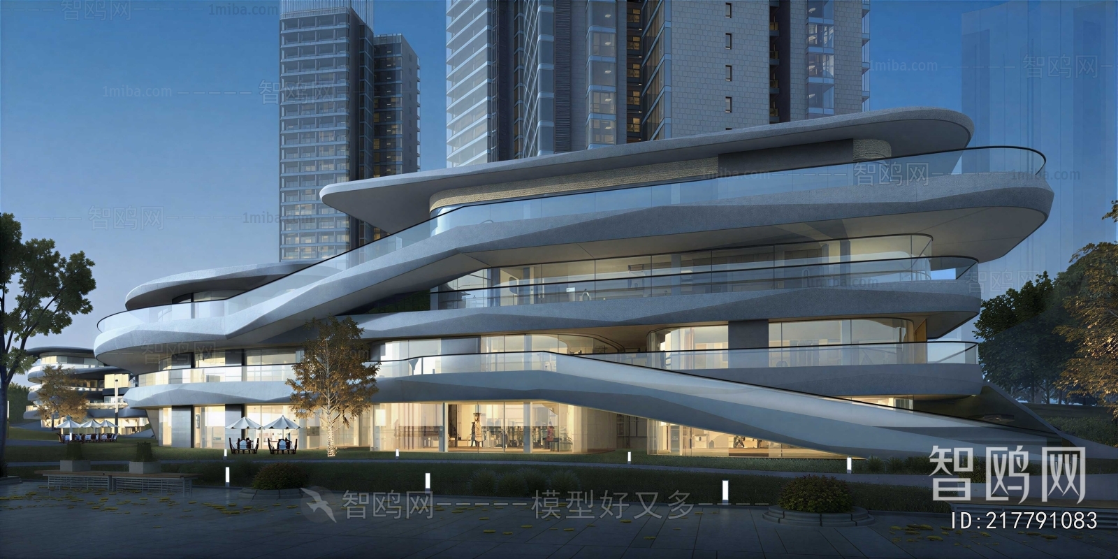 Modern Appearance Of Commercial Building