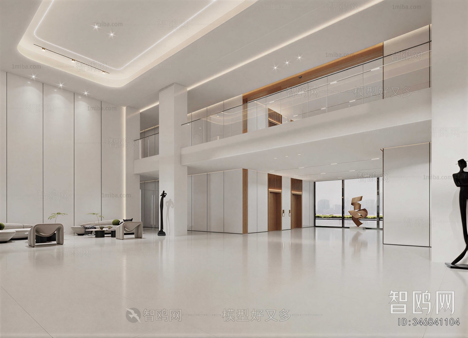 Modern Office Reception Desk