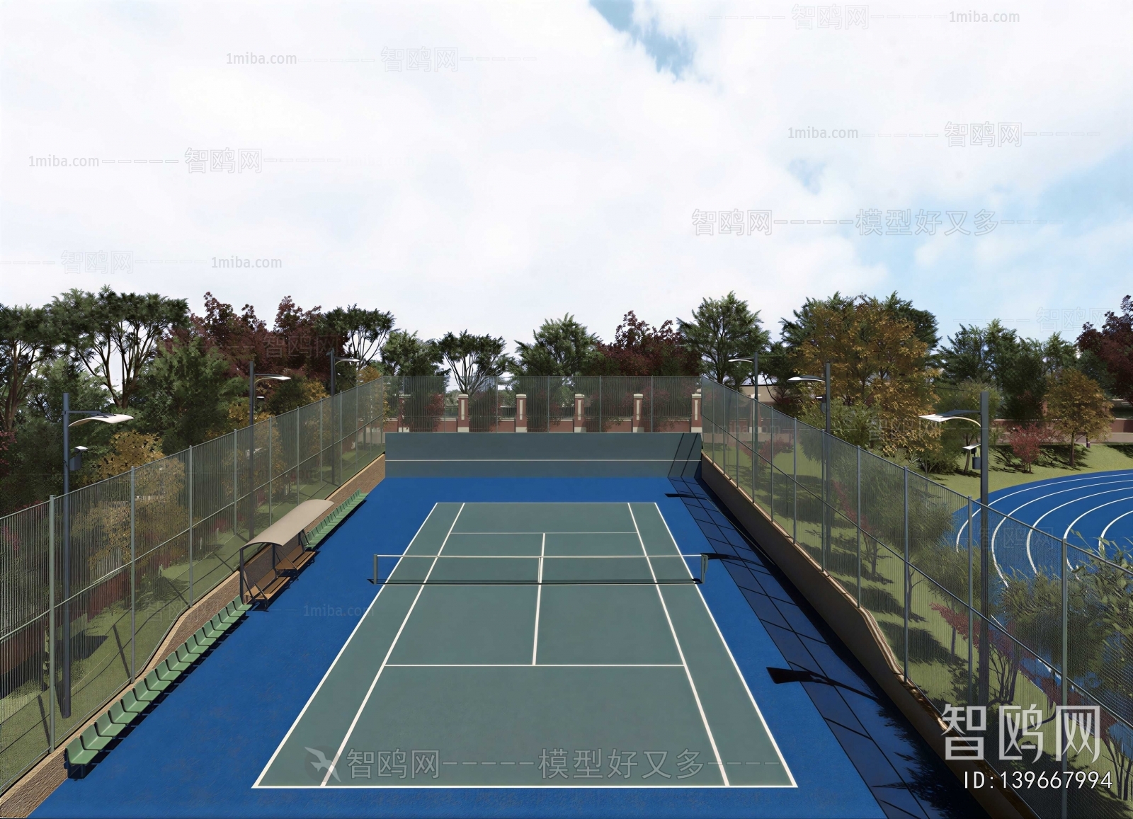 Modern Outdoor Sports Stadium