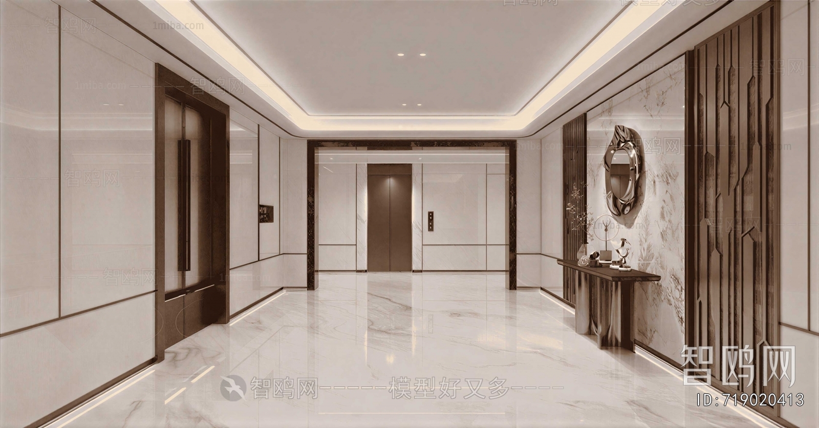 Modern Elevator Hall