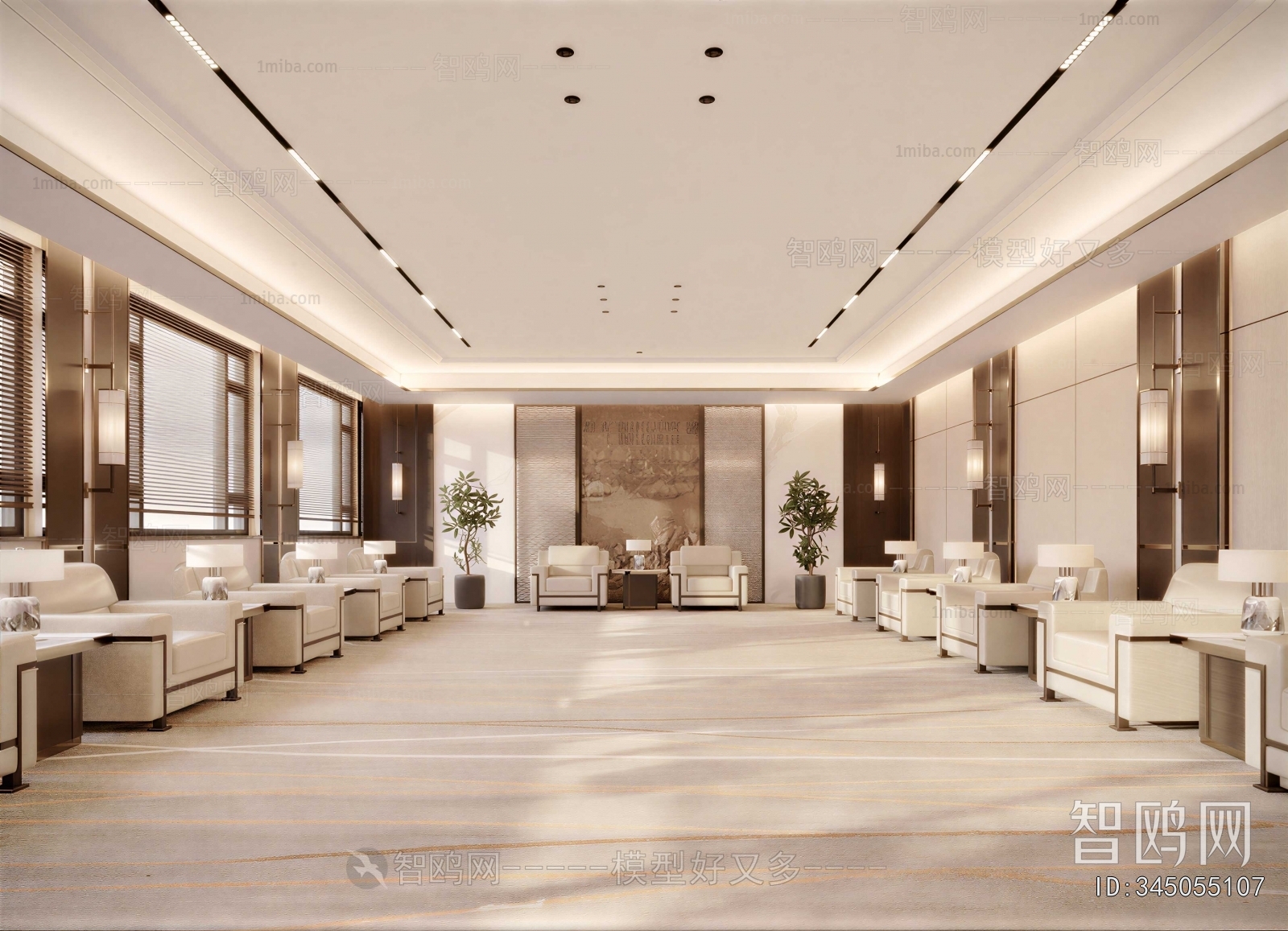 New Chinese Style Reception Room