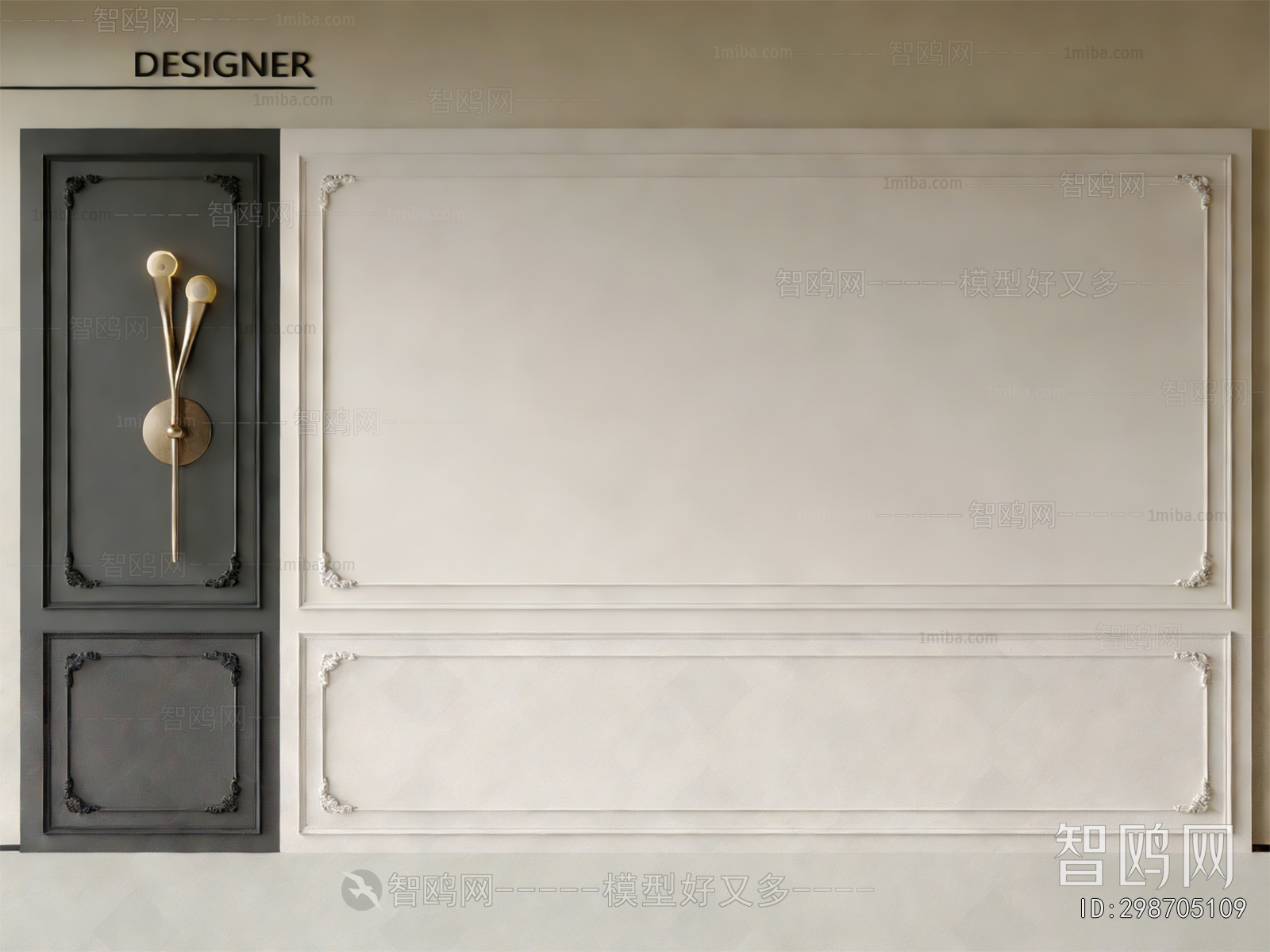 French Style TV Wall