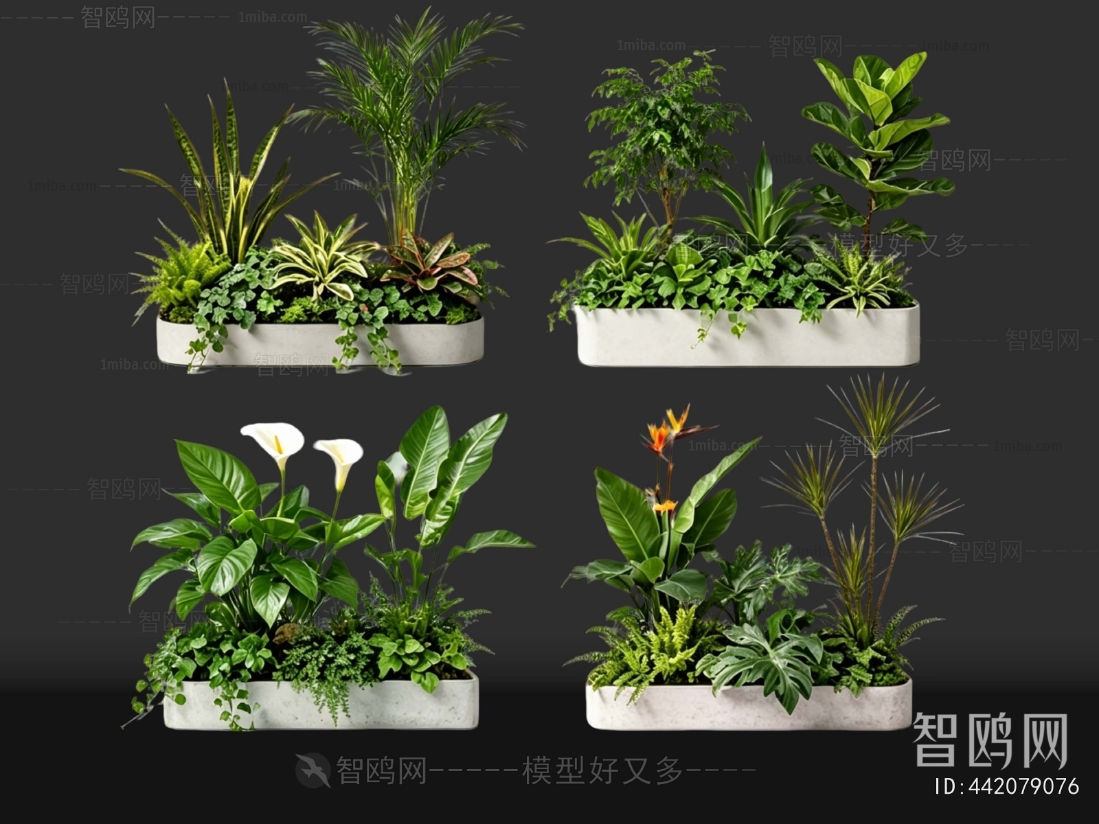 Modern Plant Pile