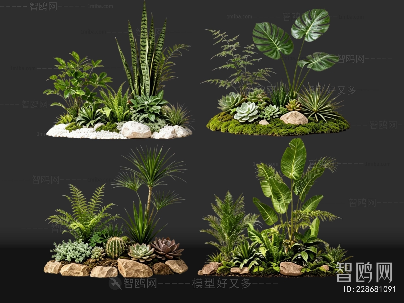 Modern Plant Pile