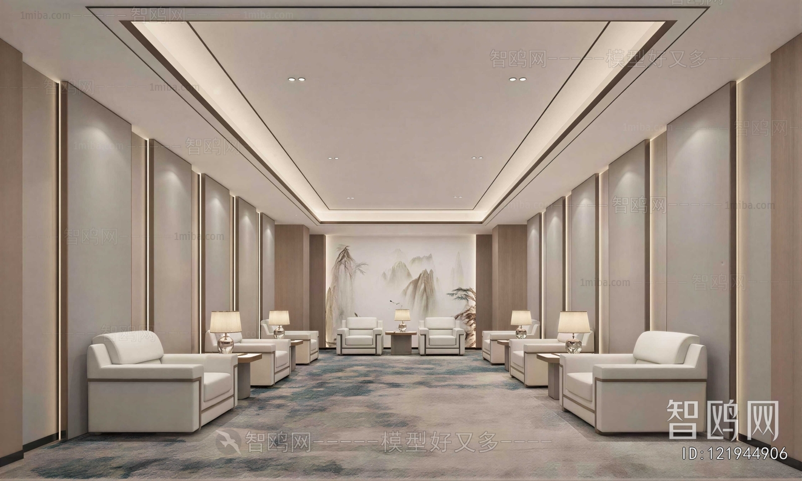 New Chinese Style Reception Room