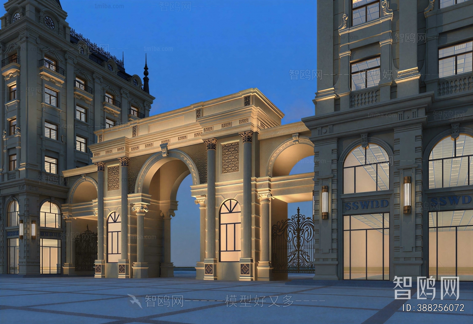 New Classical Style Facade Element