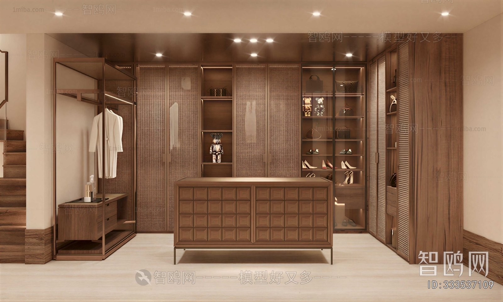 Modern Clothes Storage Area