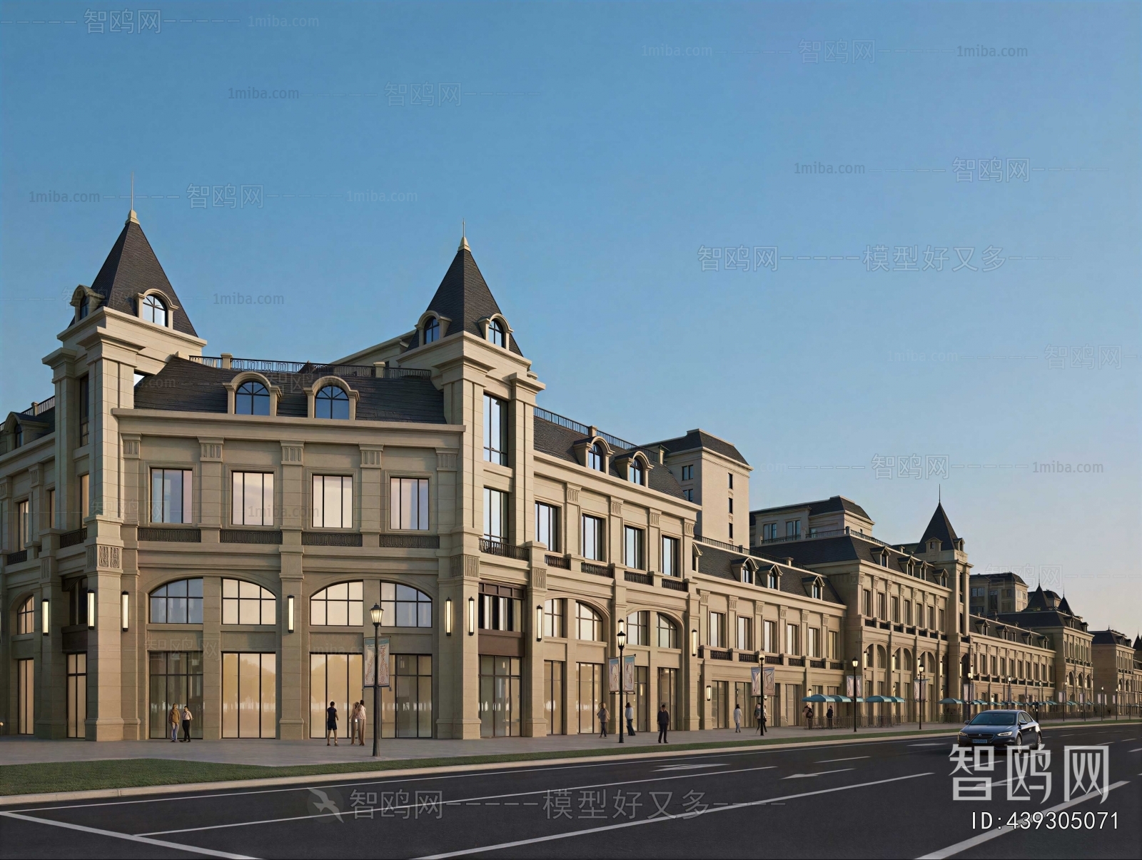 European Style Commercial Street