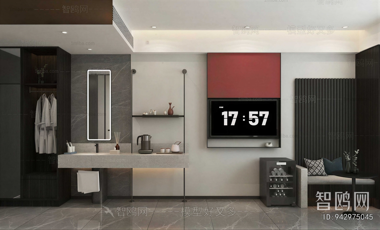 Modern Guest Room