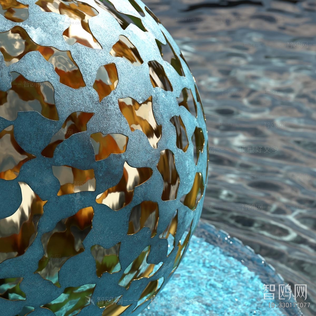 Modern Rockery Waterscape