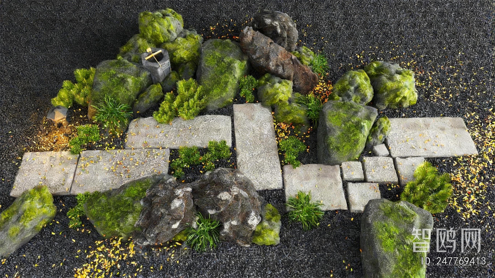 New Chinese Style Courtyard/landscape