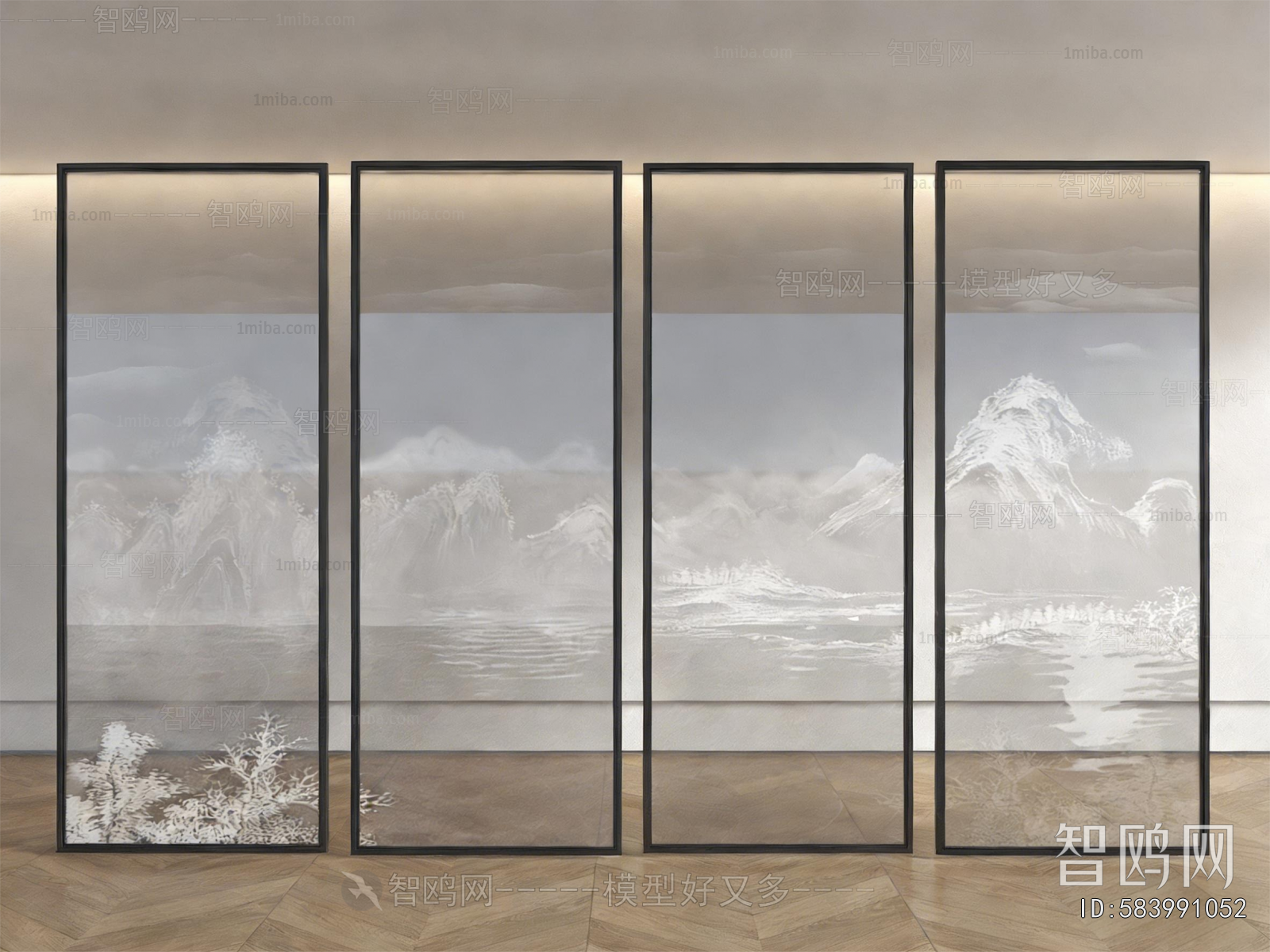 Modern Glass Screen Partition