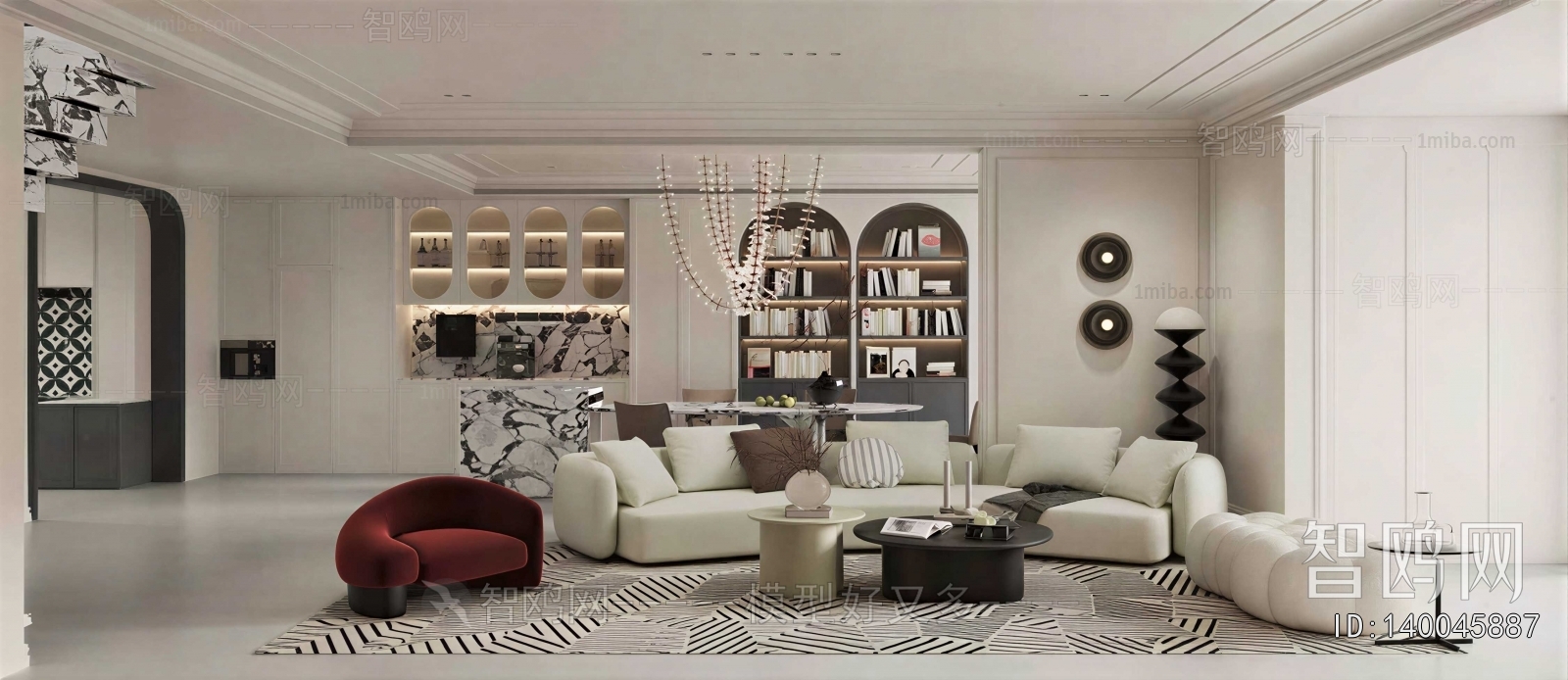 French Style A Living Room
