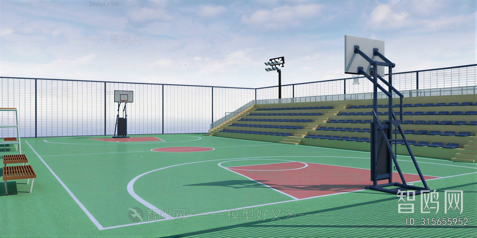 Modern Outdoor Sports Stadium