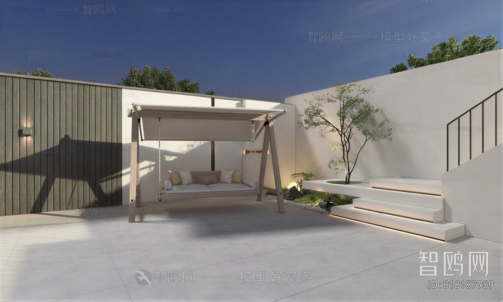 Modern Courtyard/landscape