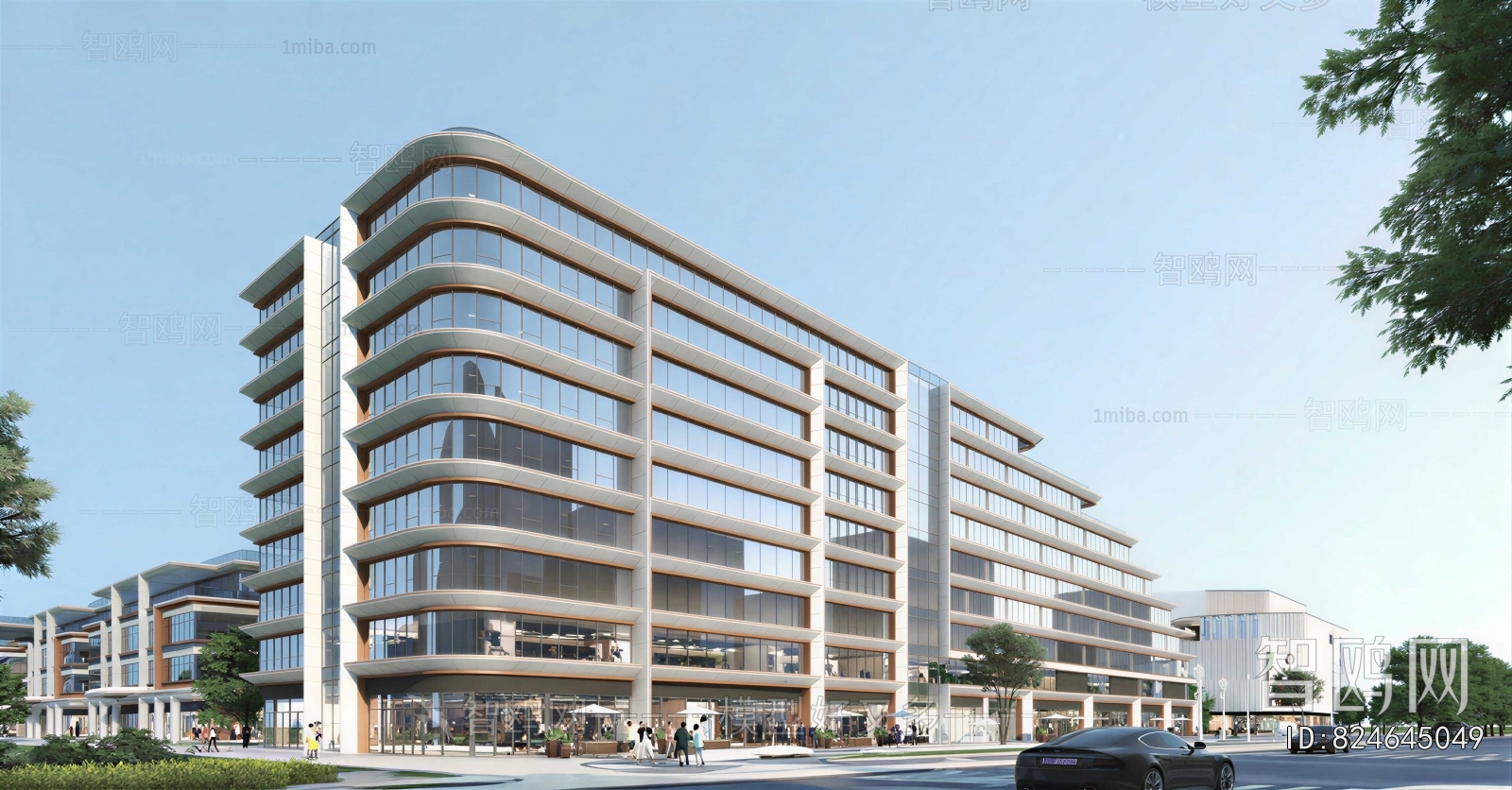 Modern Appearance Of Commercial Building