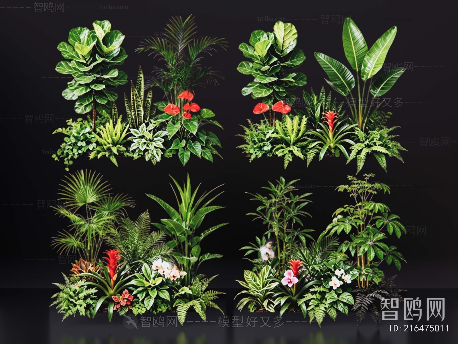 Modern Plant Pile