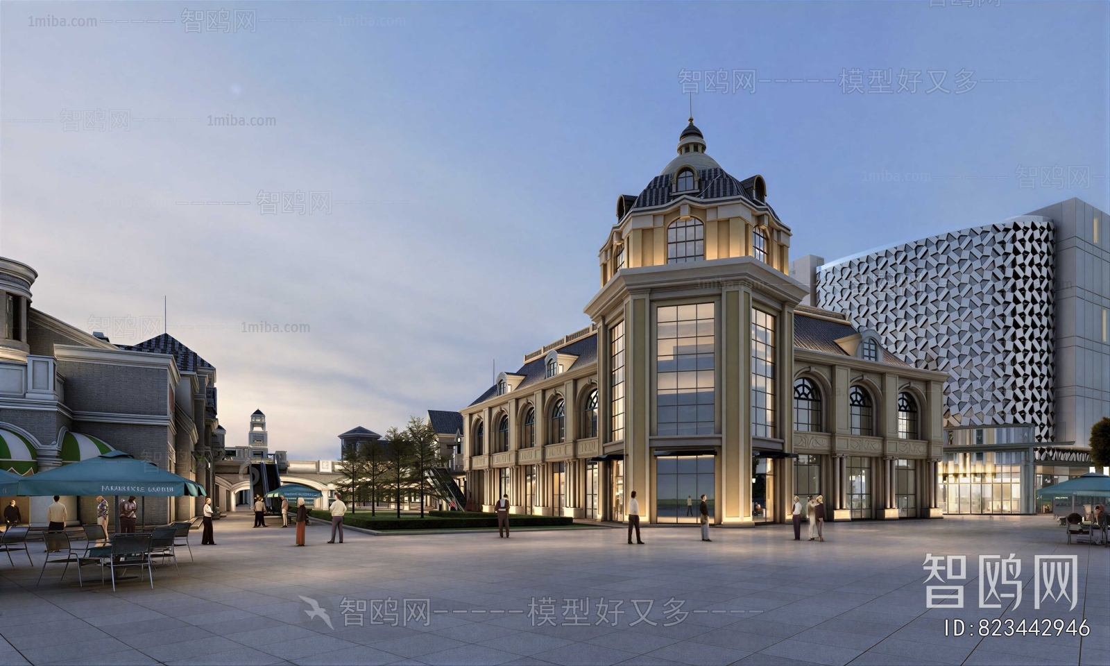 European Style Commercial Street