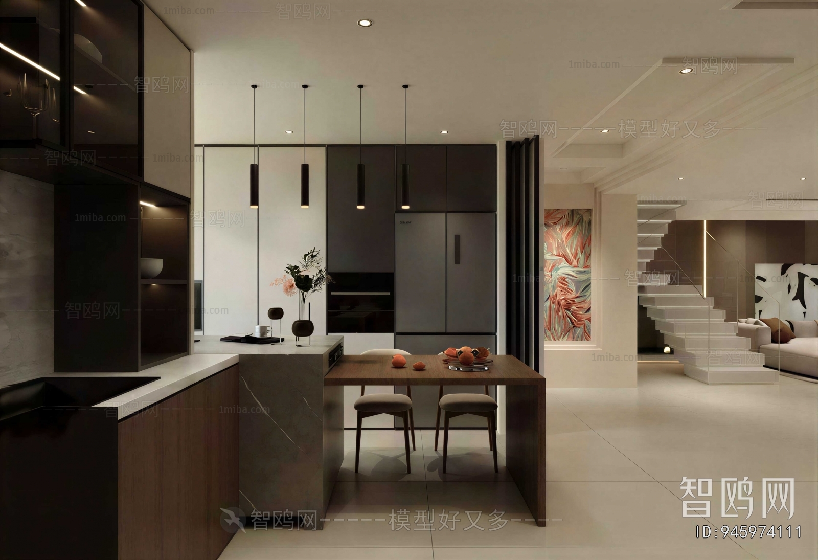 Modern Open Kitchen