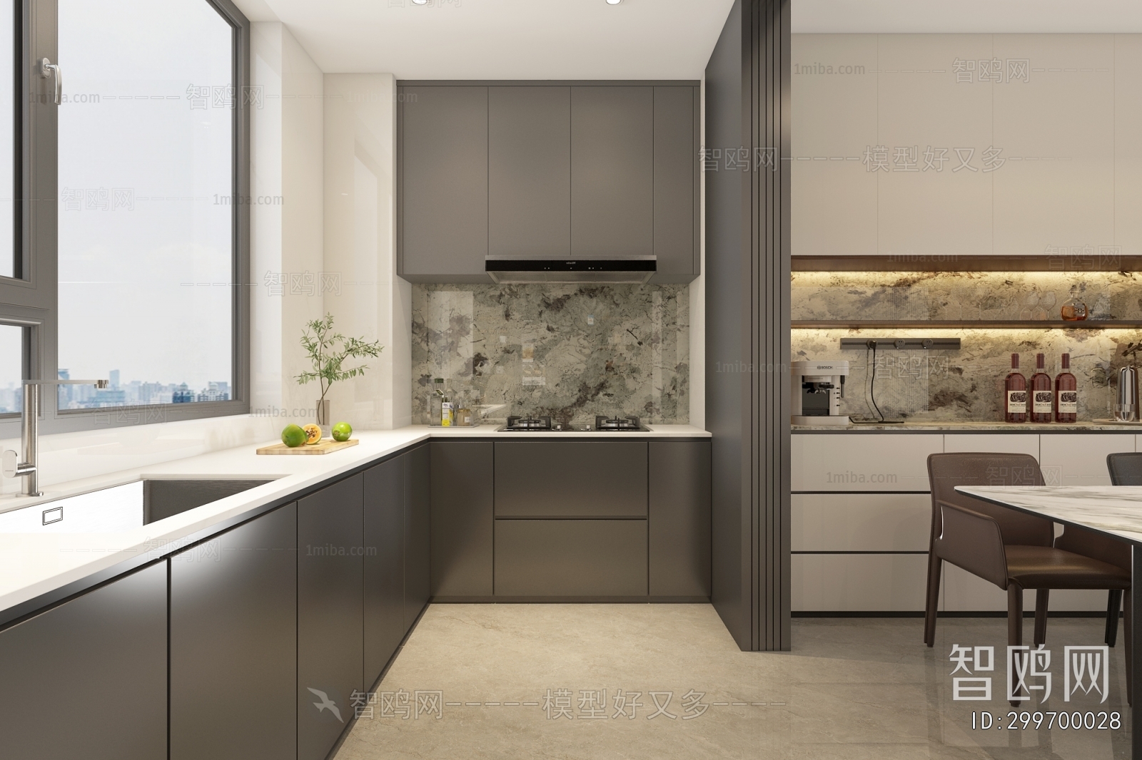 Modern The Kitchen