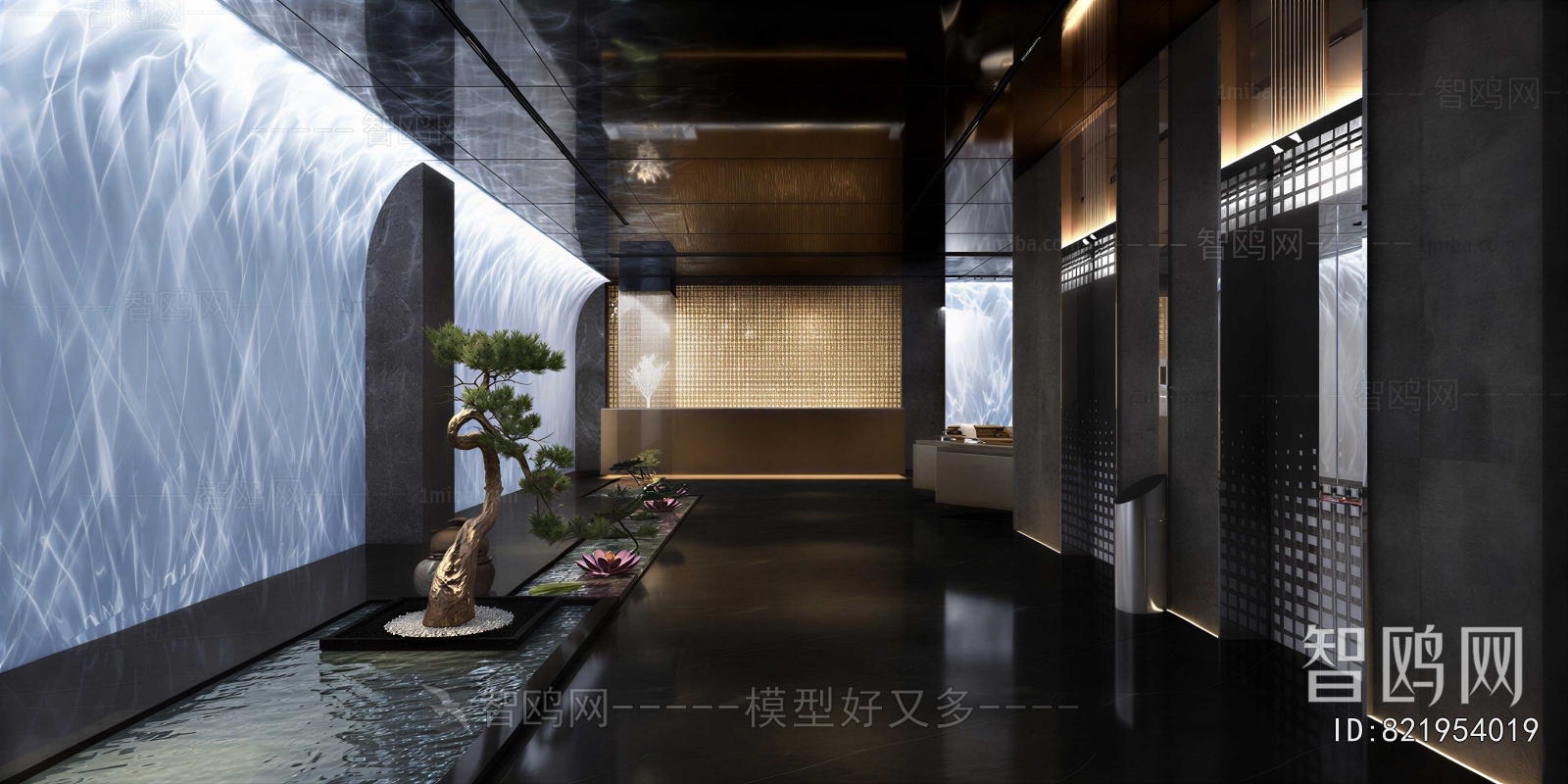 New Chinese Style Lobby Hall