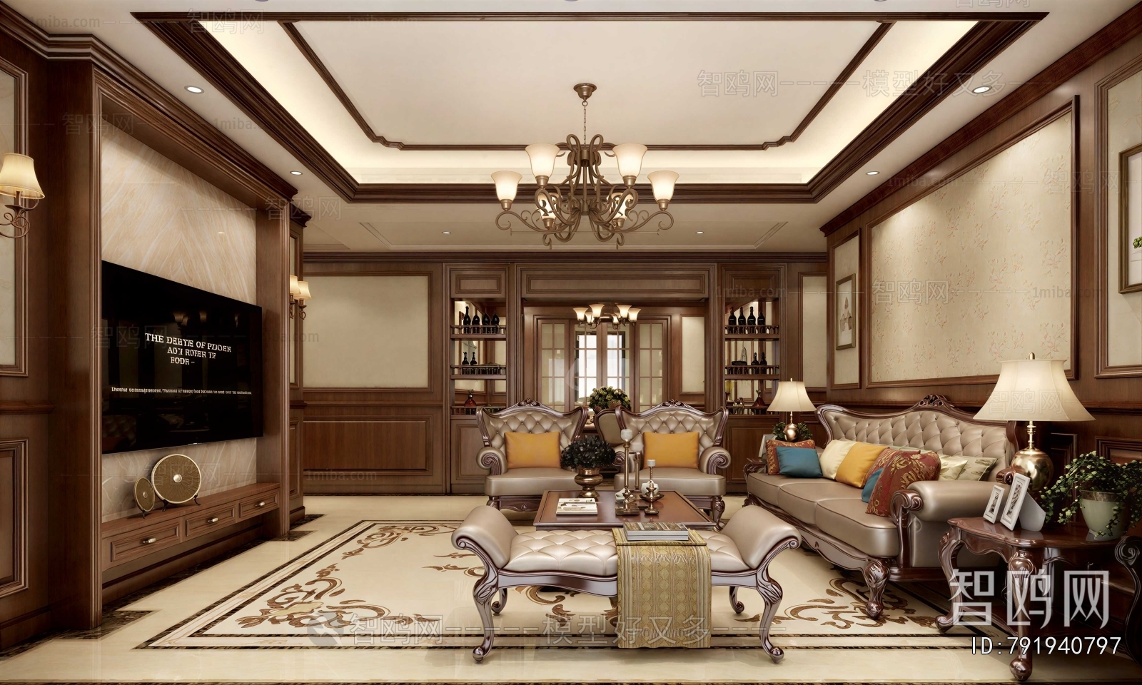 European Style A Living Room