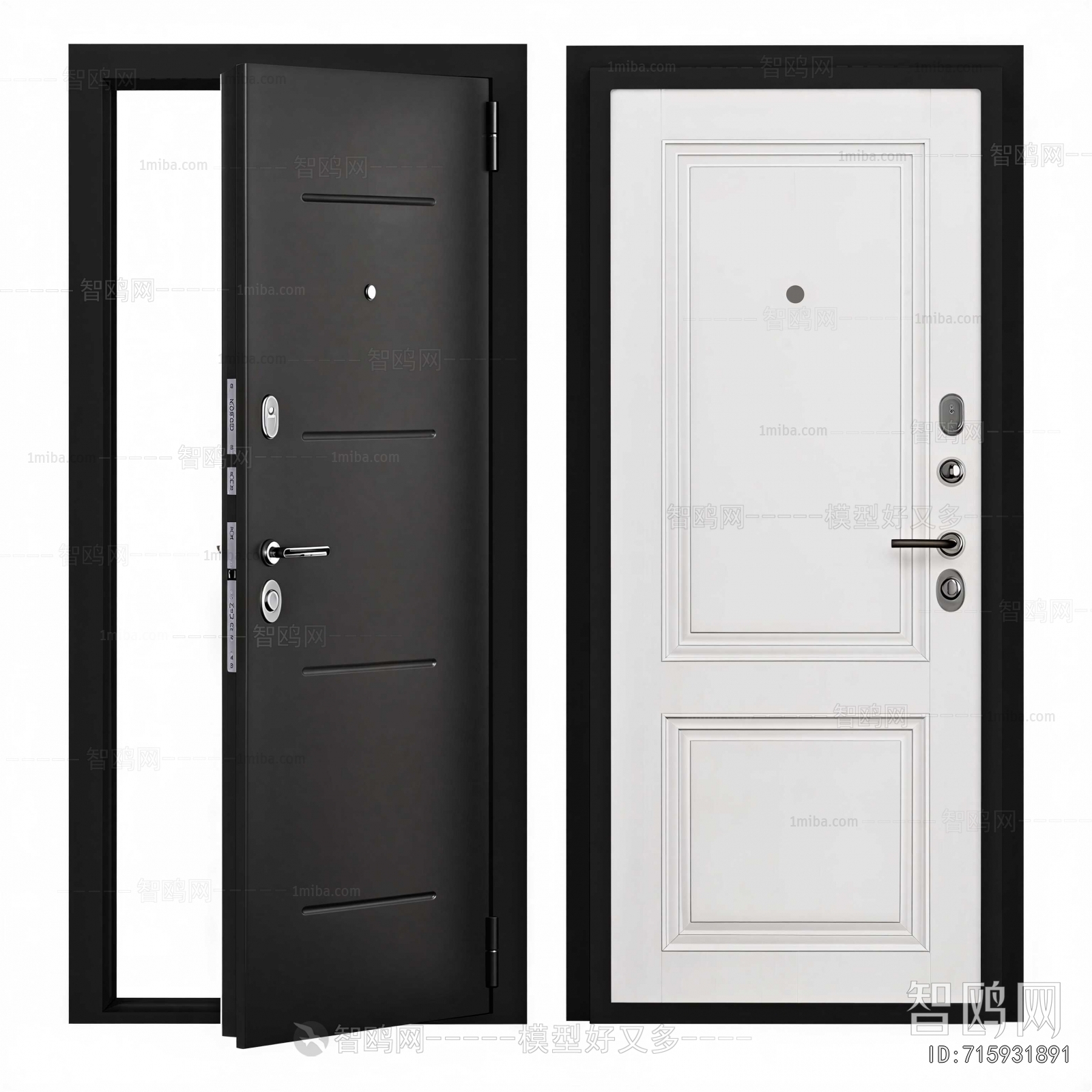 Modern Single Door