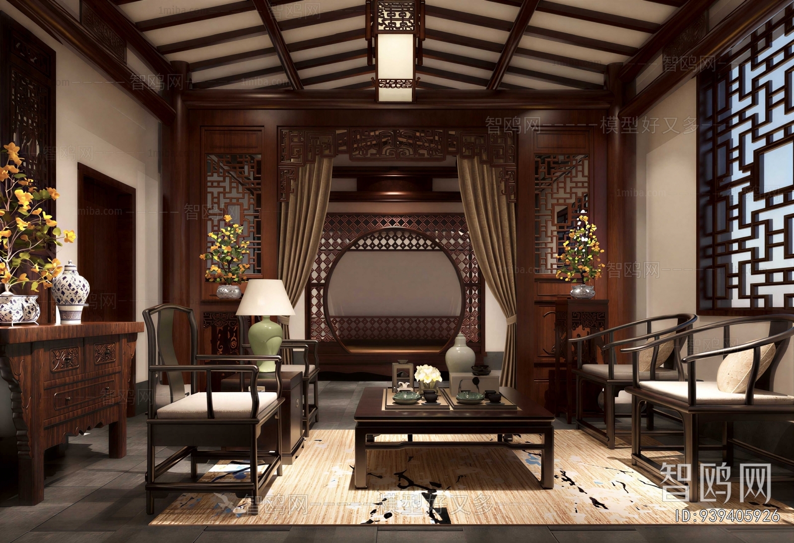 Chinese Style A Living Room