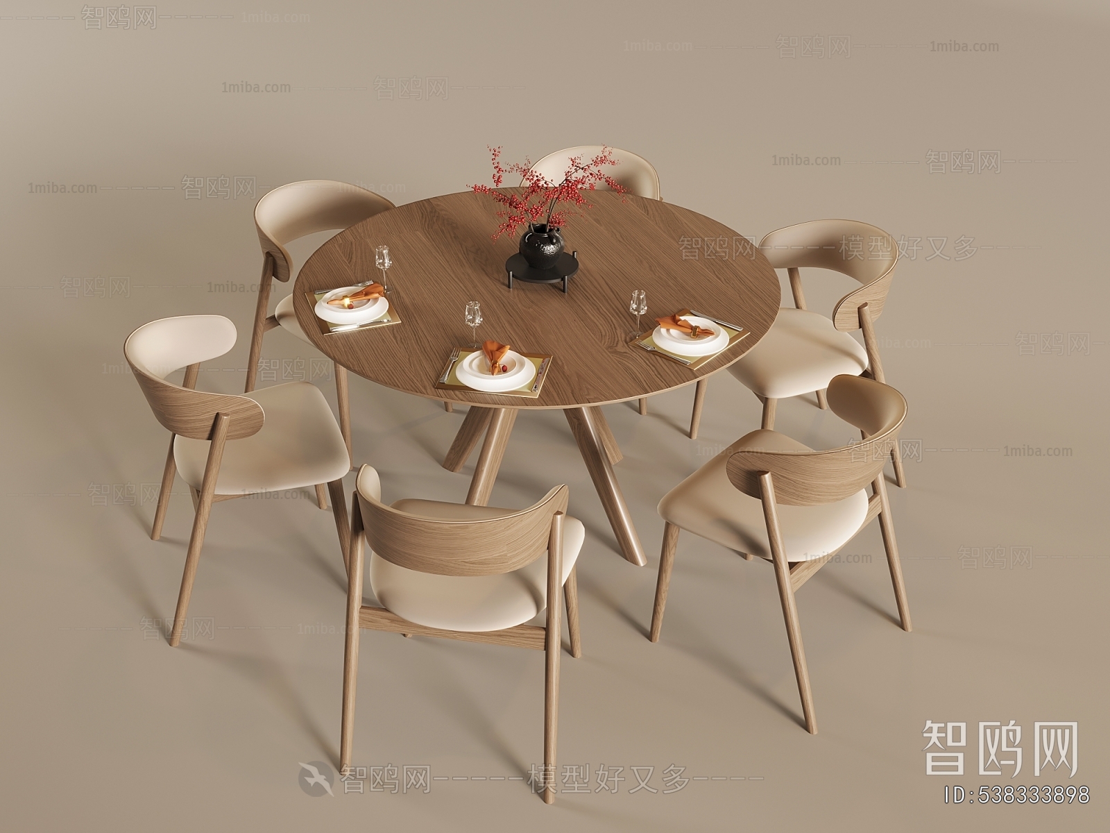 New Chinese Style Dining Table And Chairs