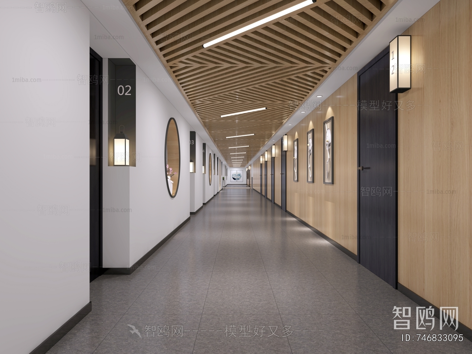 New Chinese Style Corridor
