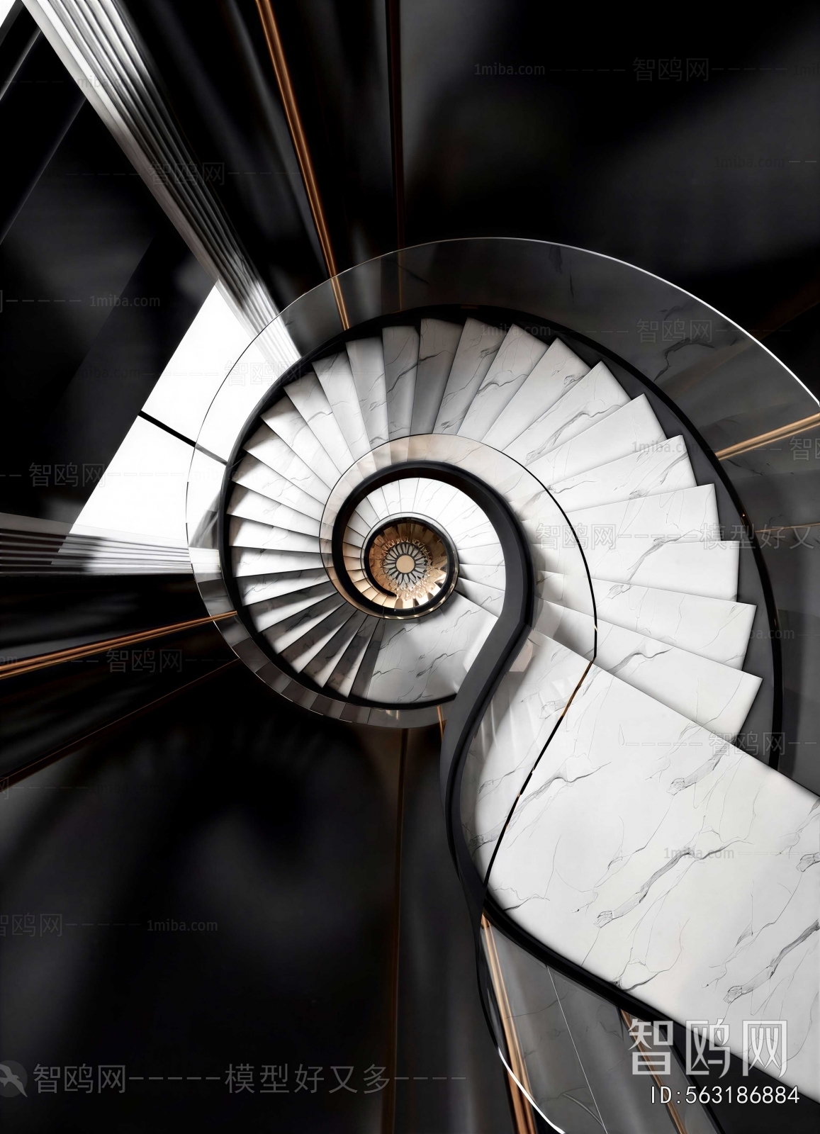 Modern Rotating Staircase