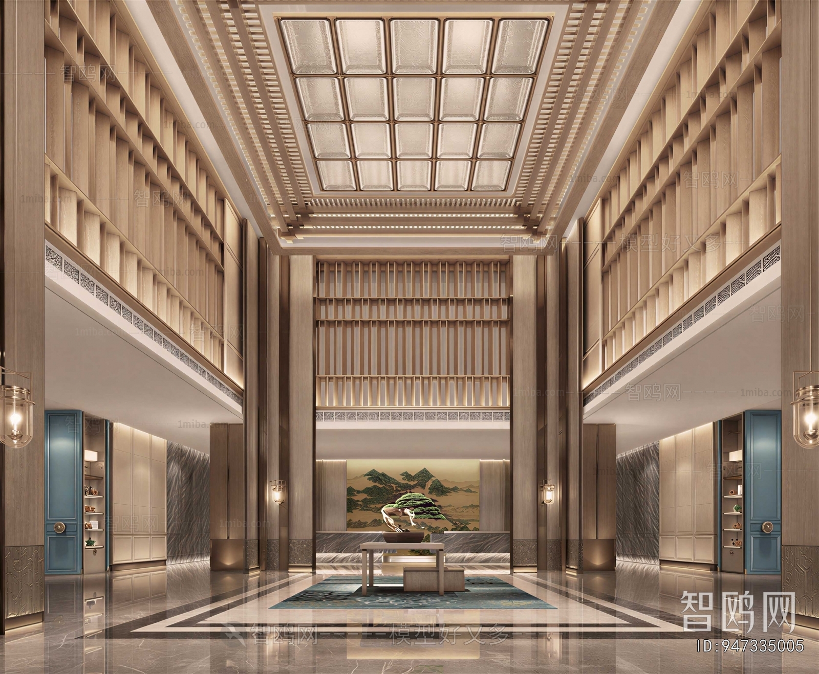 New Chinese Style Lobby Hall