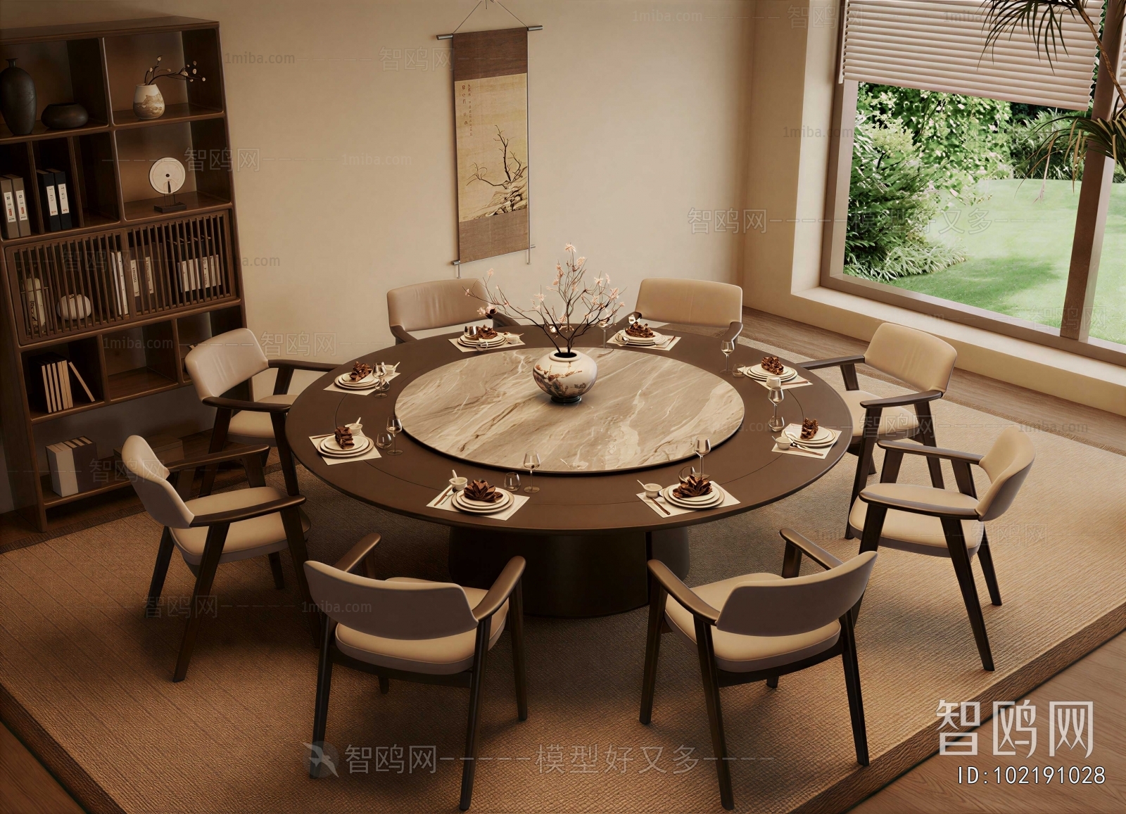 New Chinese Style Dining Table And Chairs