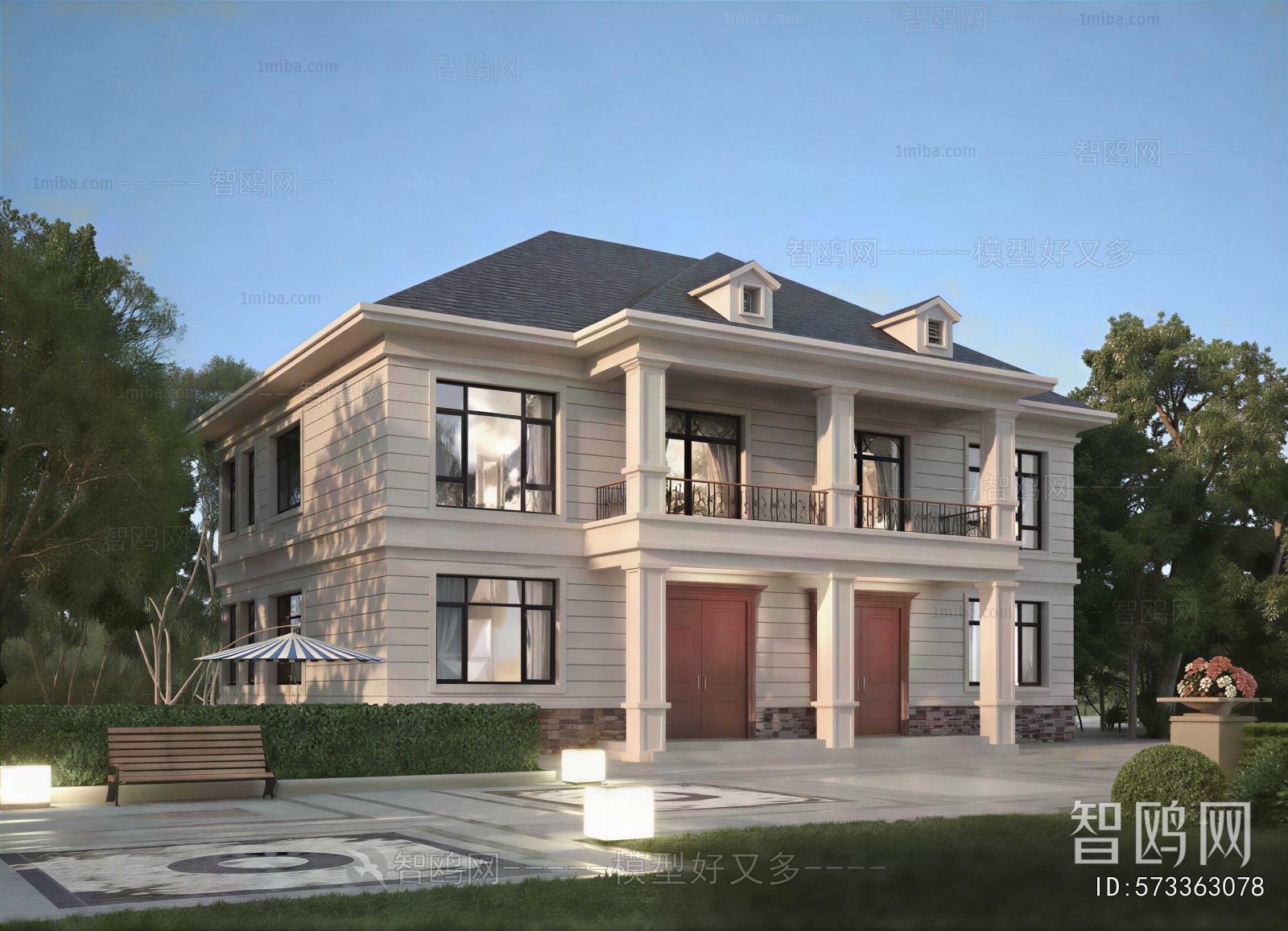 Simple European Style Detached Villa