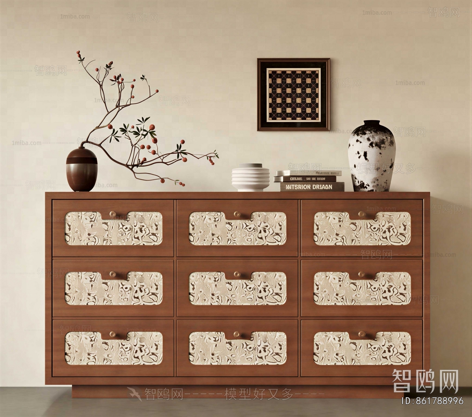 New Chinese Style Chest Of Drawers