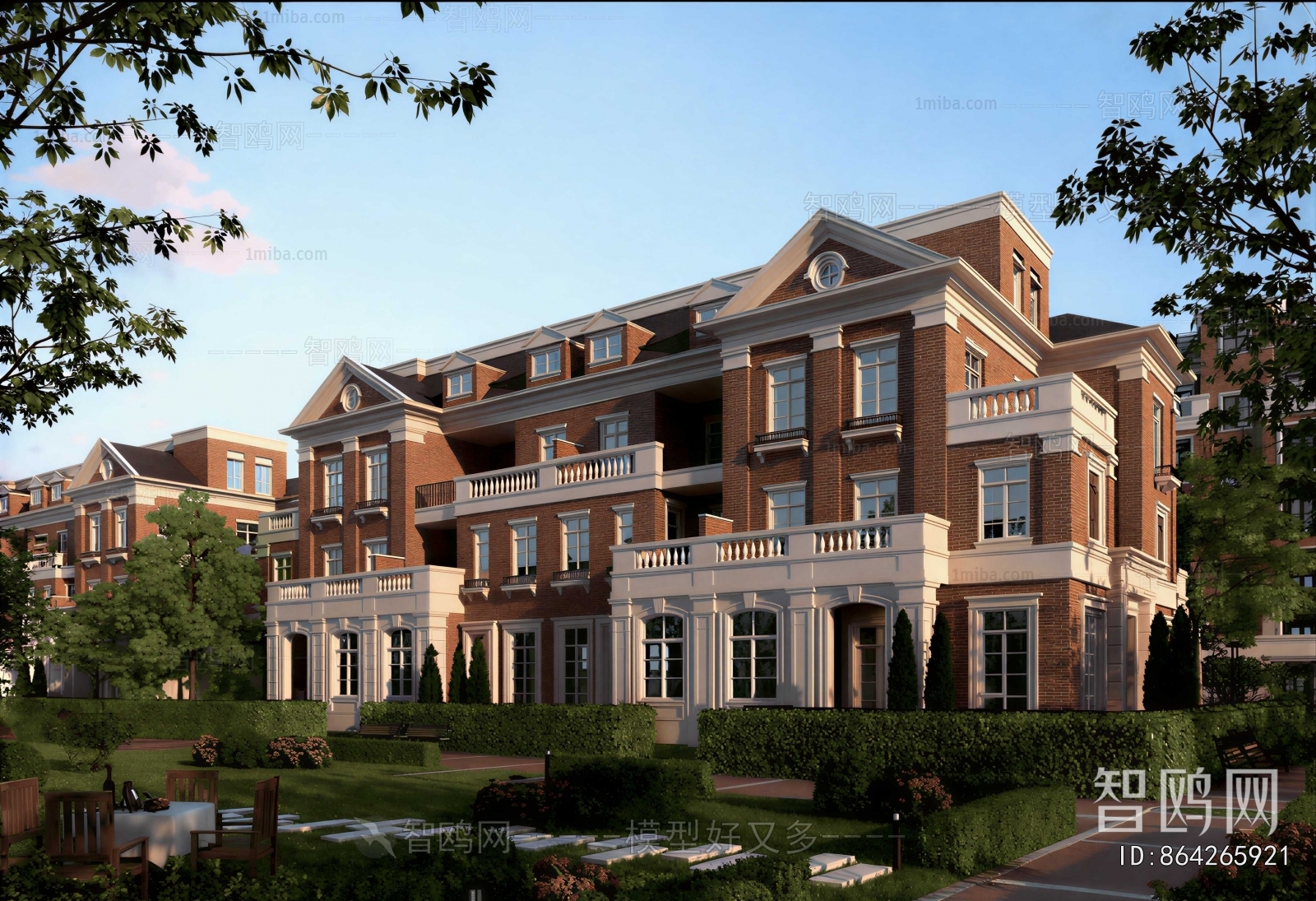 Simple European Style Townhouse