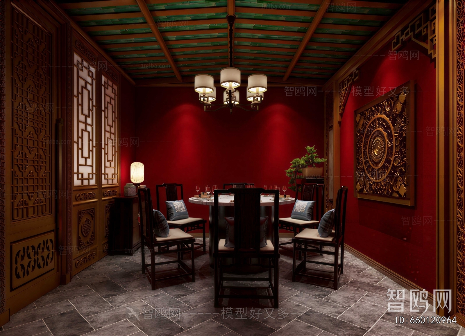 Chinese Style Restaurant Box