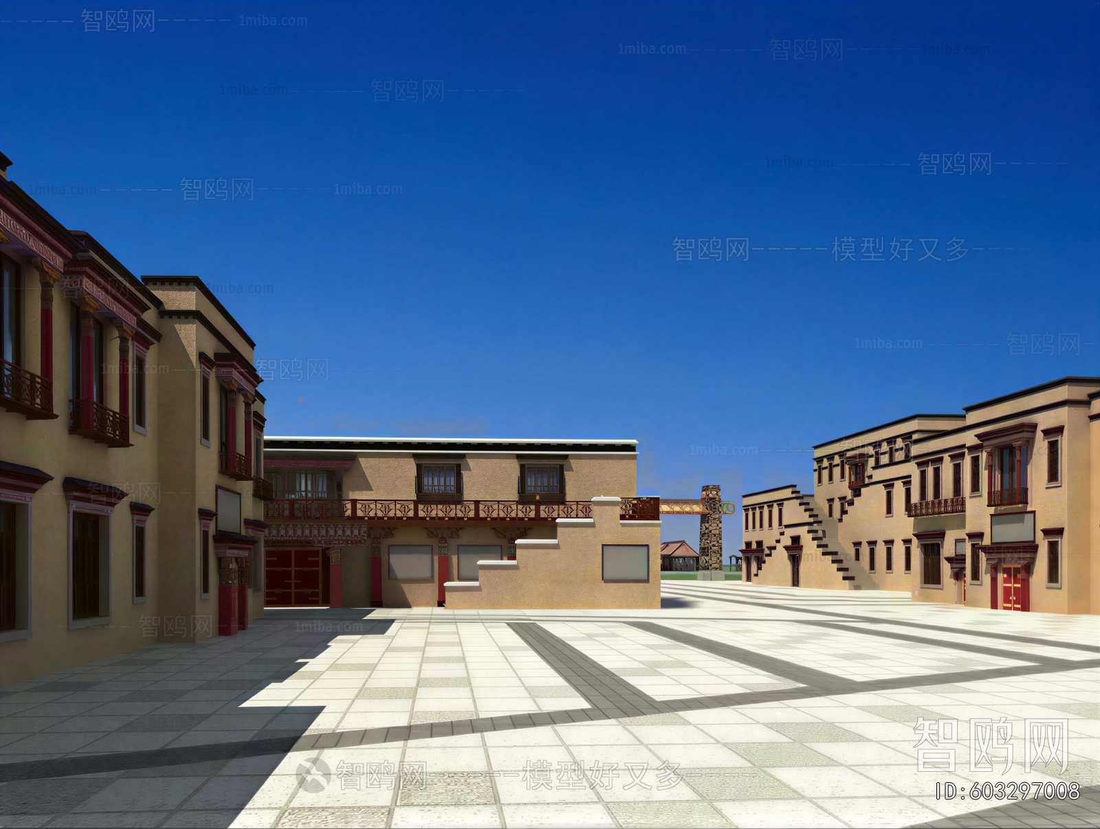 New Chinese Style Courtyard/landscape