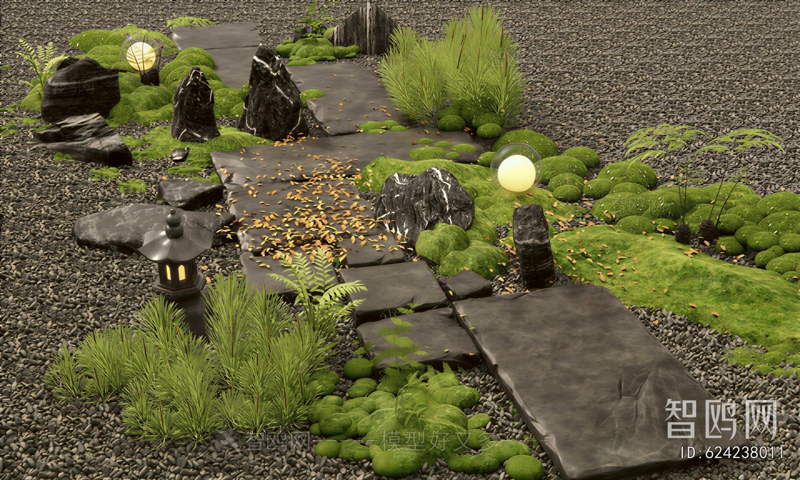 Japanese Style Courtyard/landscape