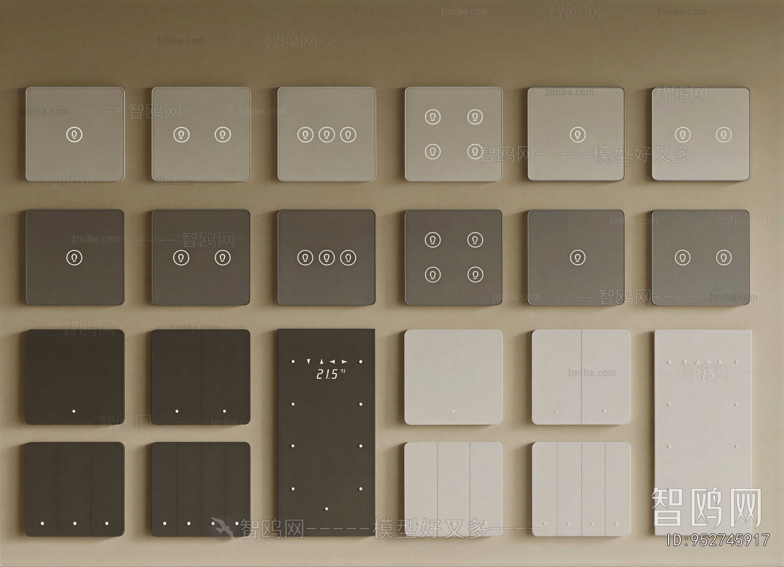 Modern Switch Socket Panel