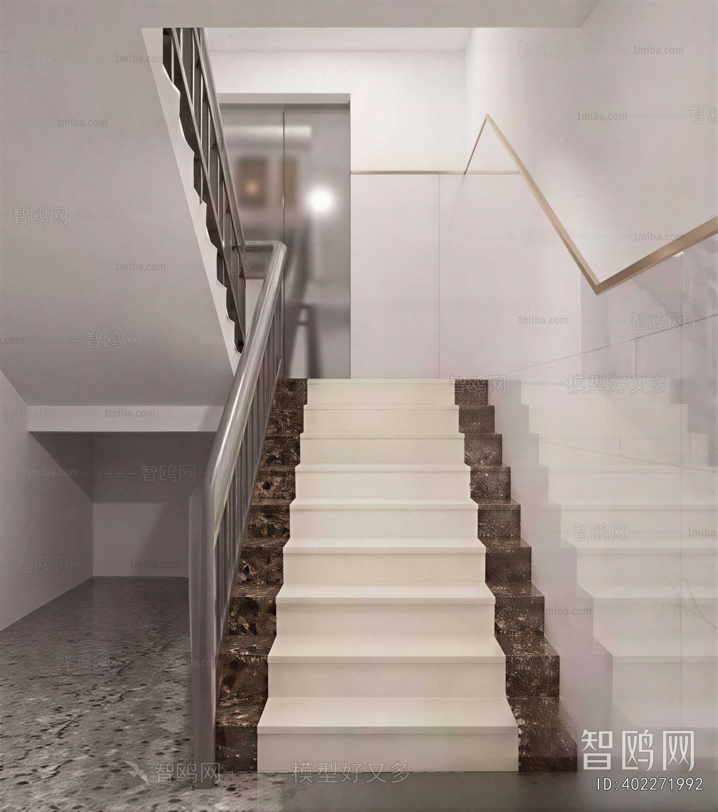 Modern Stair Balustrade/elevator