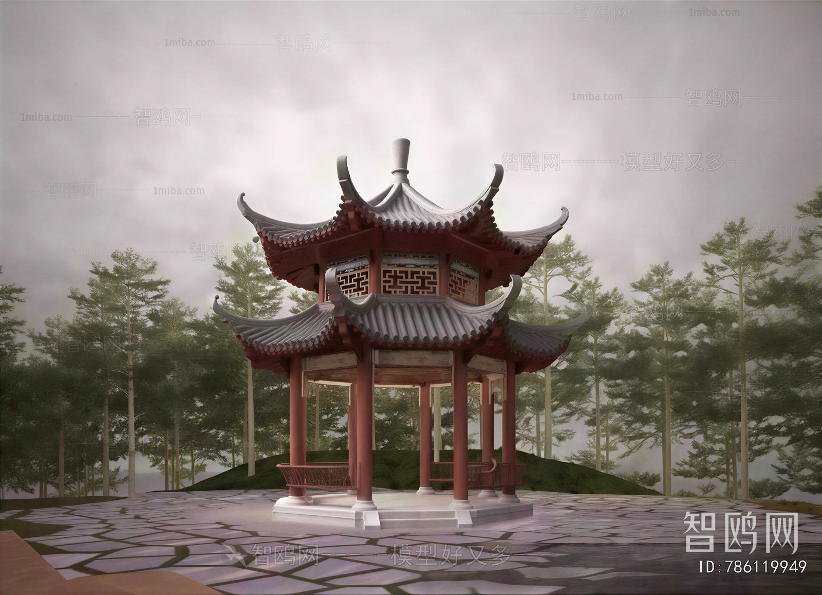 Chinese Style Ancient Architectural Buildings