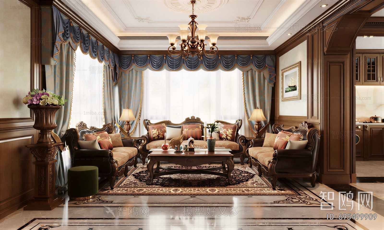 European Style A Living Room