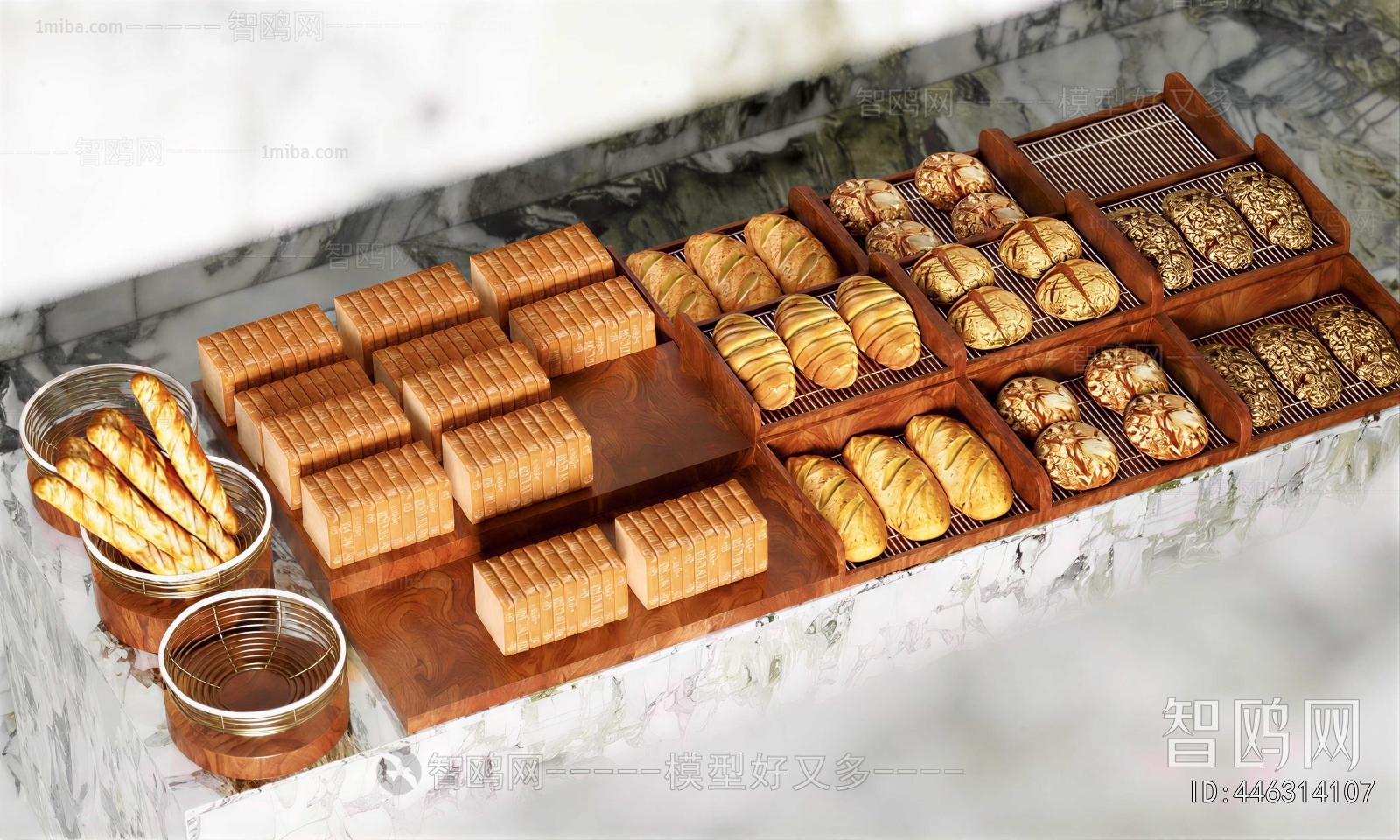 Modern Bread Cake