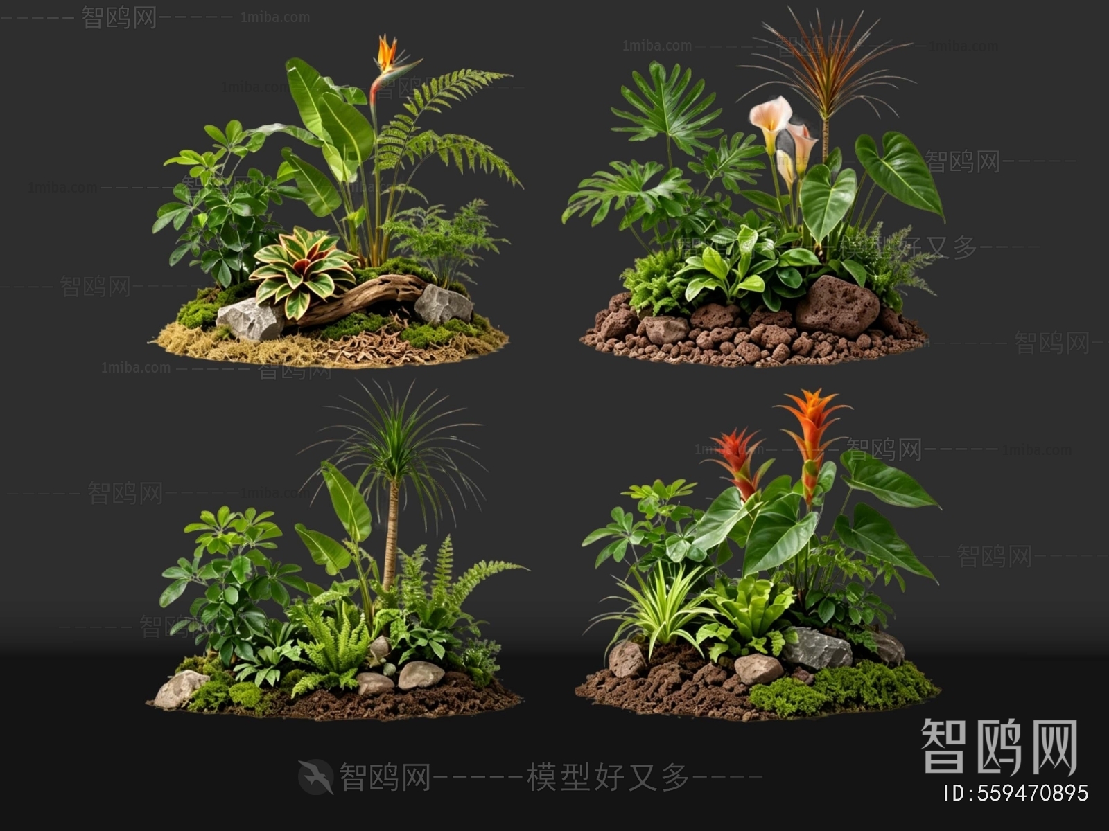 Modern Plant Pile