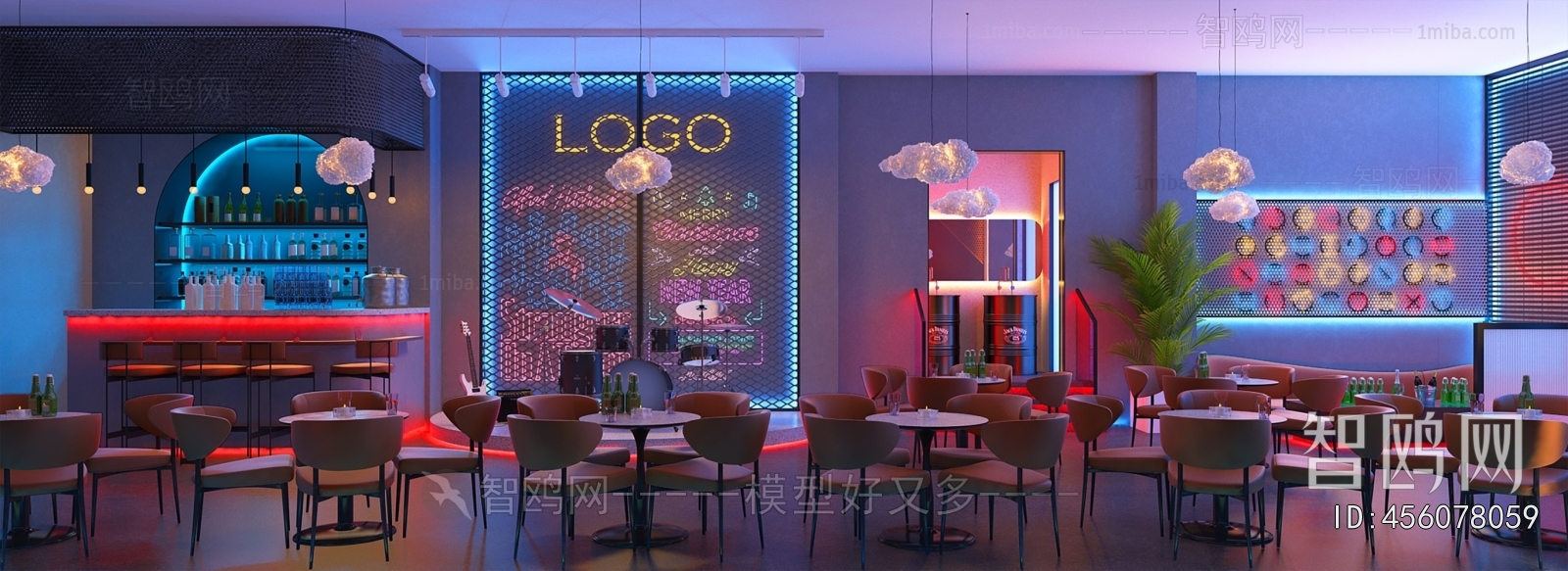 Industrial Style Bar