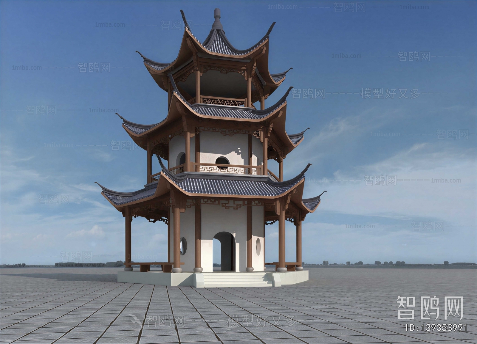 Chinese Style Ancient Architectural Buildings