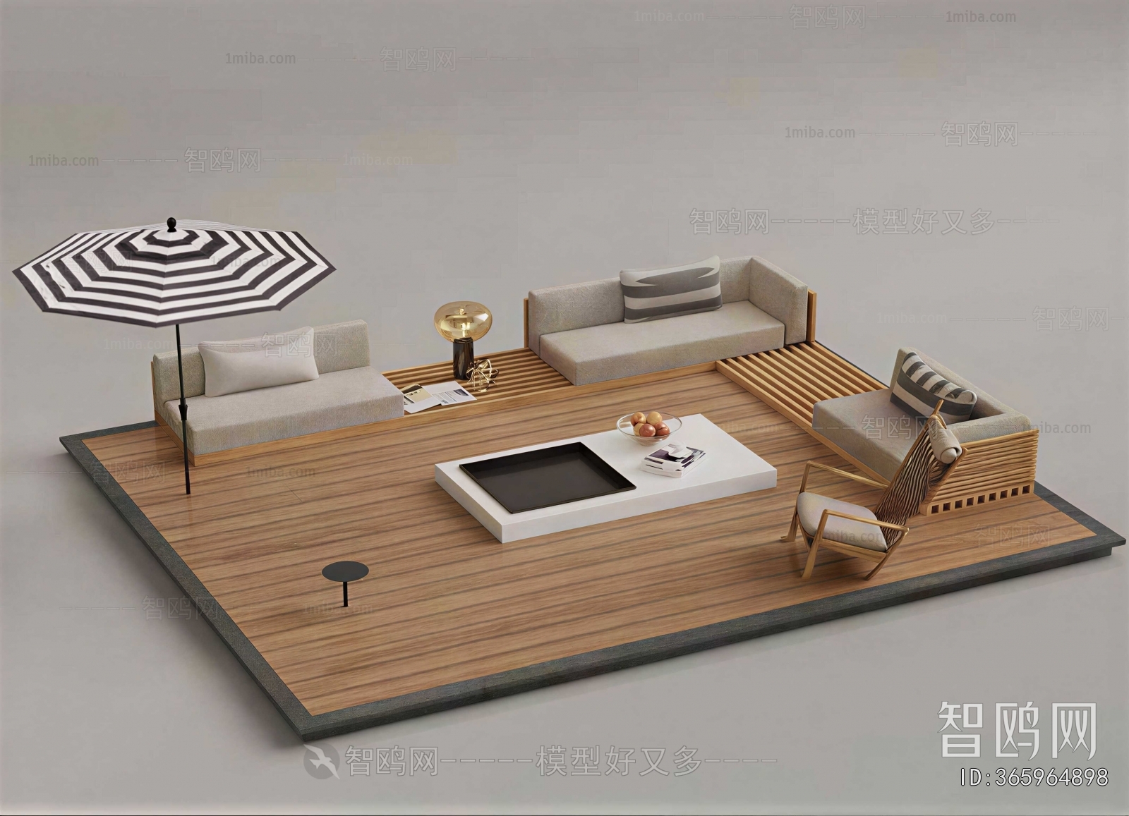 Modern Multi Person Sofa