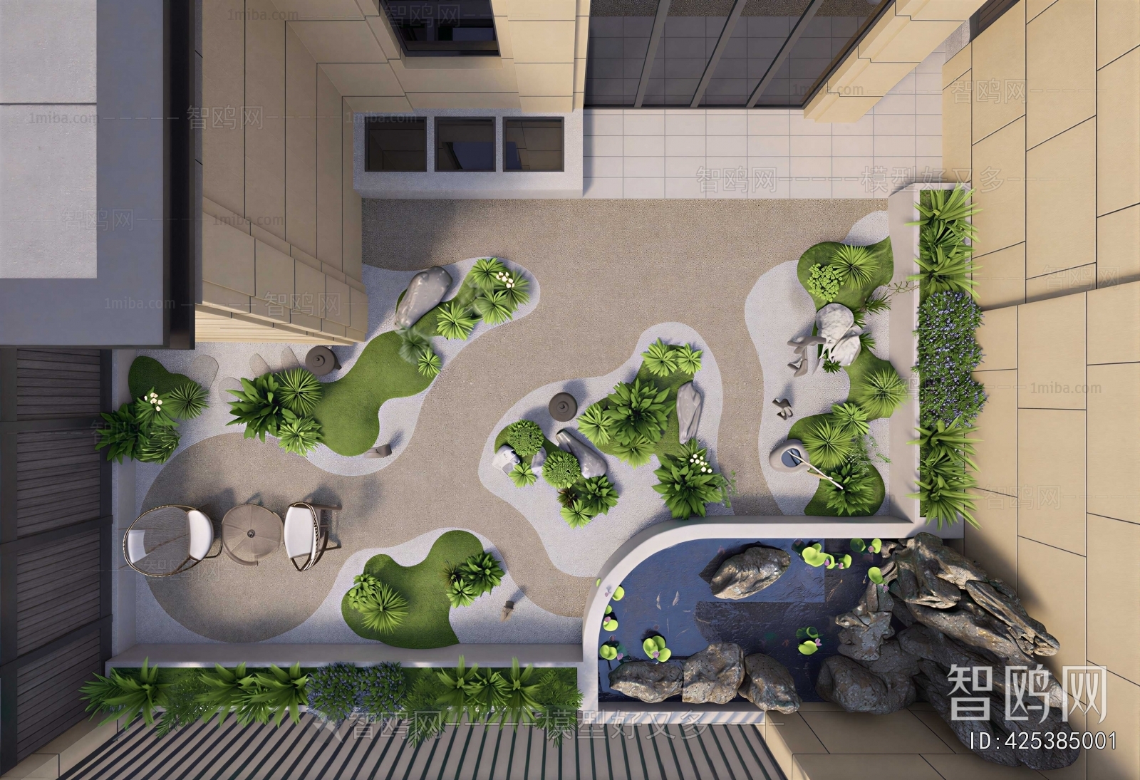 Japanese Style Courtyard/landscape